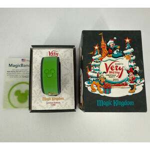 2015 Disney Mickey’s Very Merry Christmas Party MagicBand LE 4000 Used With Box